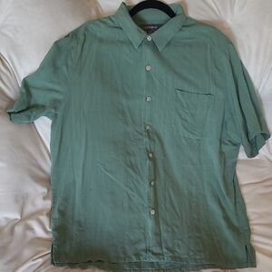 Croft & Barrow Green Casual Button Down Shirt